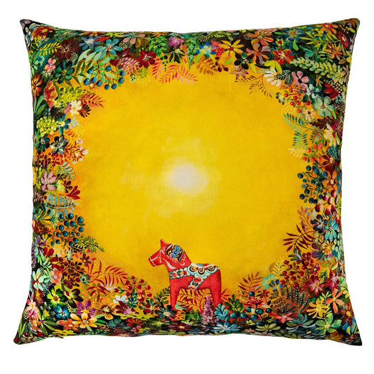 Kuddfodral sammet 20x20" (48x48 cm) Ljus av Grytnäs