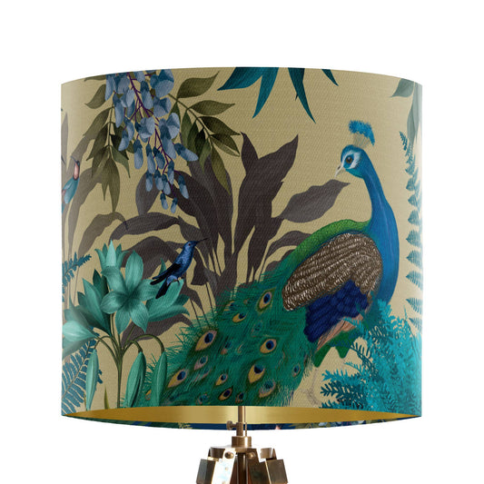 Lampskärm Peacock Garden